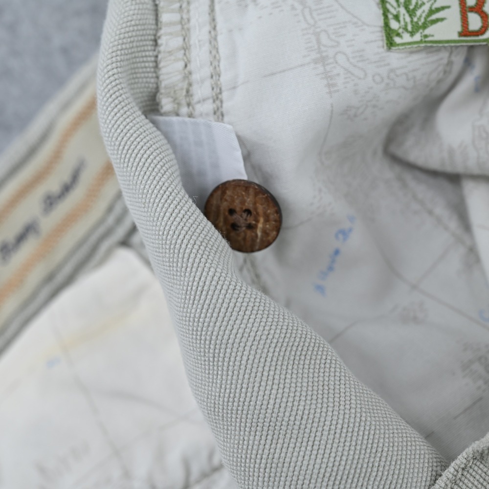 Tommy Bahama Key Grip Cargo Shorts 38 Gray Tencel Coastal Resort Casual Utility - Picture 8 of 16